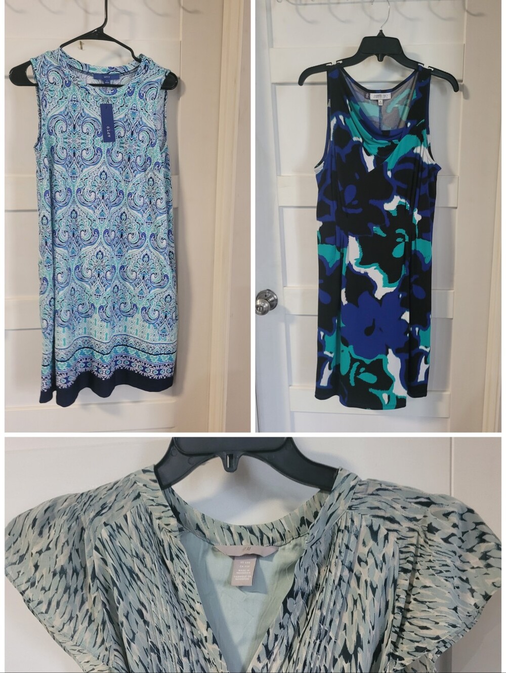 Lot Of 3 S Blue Women's Shift Dresses